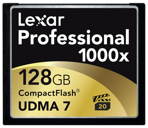 Lexar CF 1000x 128GB pro